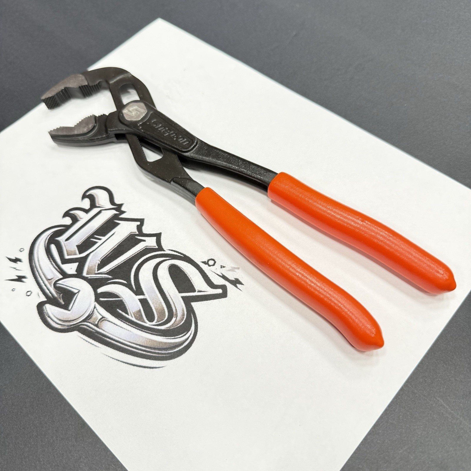Snap-on Tools USA NEW 2pc ORANGE Soft Grip Assorted Pliers Set LN47ACF AWPBX10