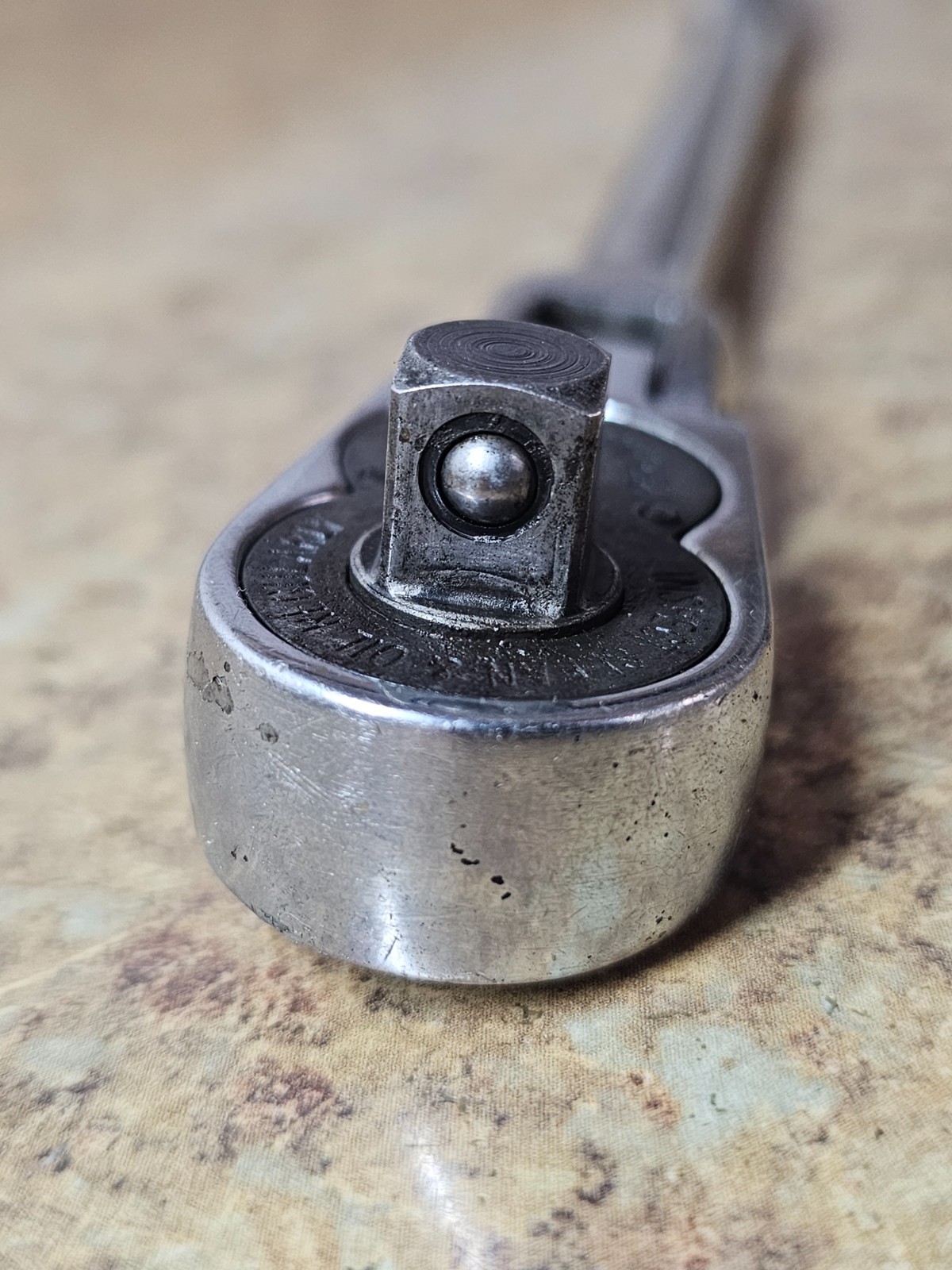 Snap On F731 Long Handle Ratchet Flex Head 3/8″ Drive Vintage Pre-owned