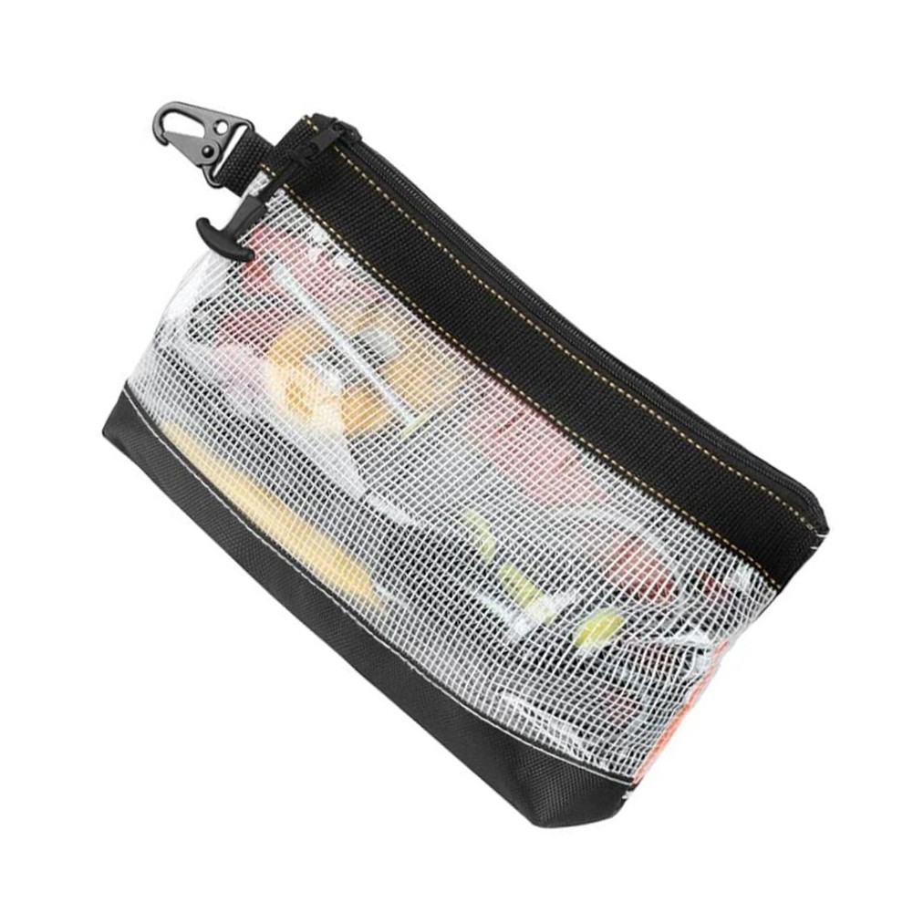 Transparent Tool Storage Bag Made of PVC 11.81×6.69 Inch Compact Design