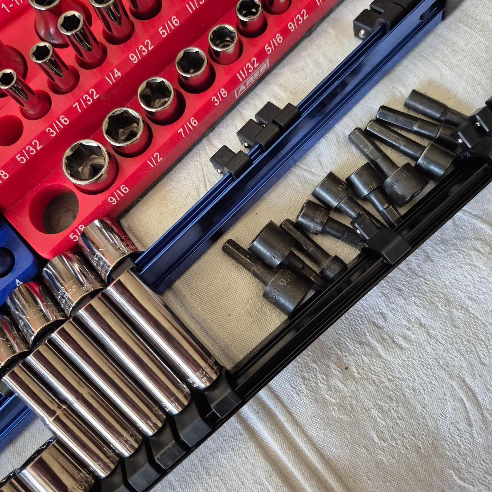 CRAFTSMAN MIXED SOCKET SETS SAE METRIC 3 RATCHETS SWIVELS ARES MAGNETIC HOLDERS