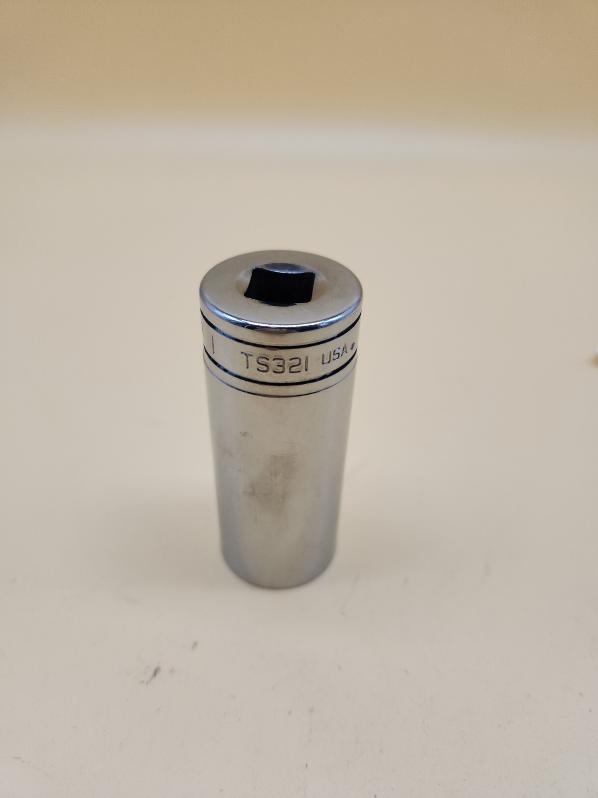 Snap-on Tools 1/2″ Drive 1″ SAE Deep 6 Point Chrome Socket TS321 USA