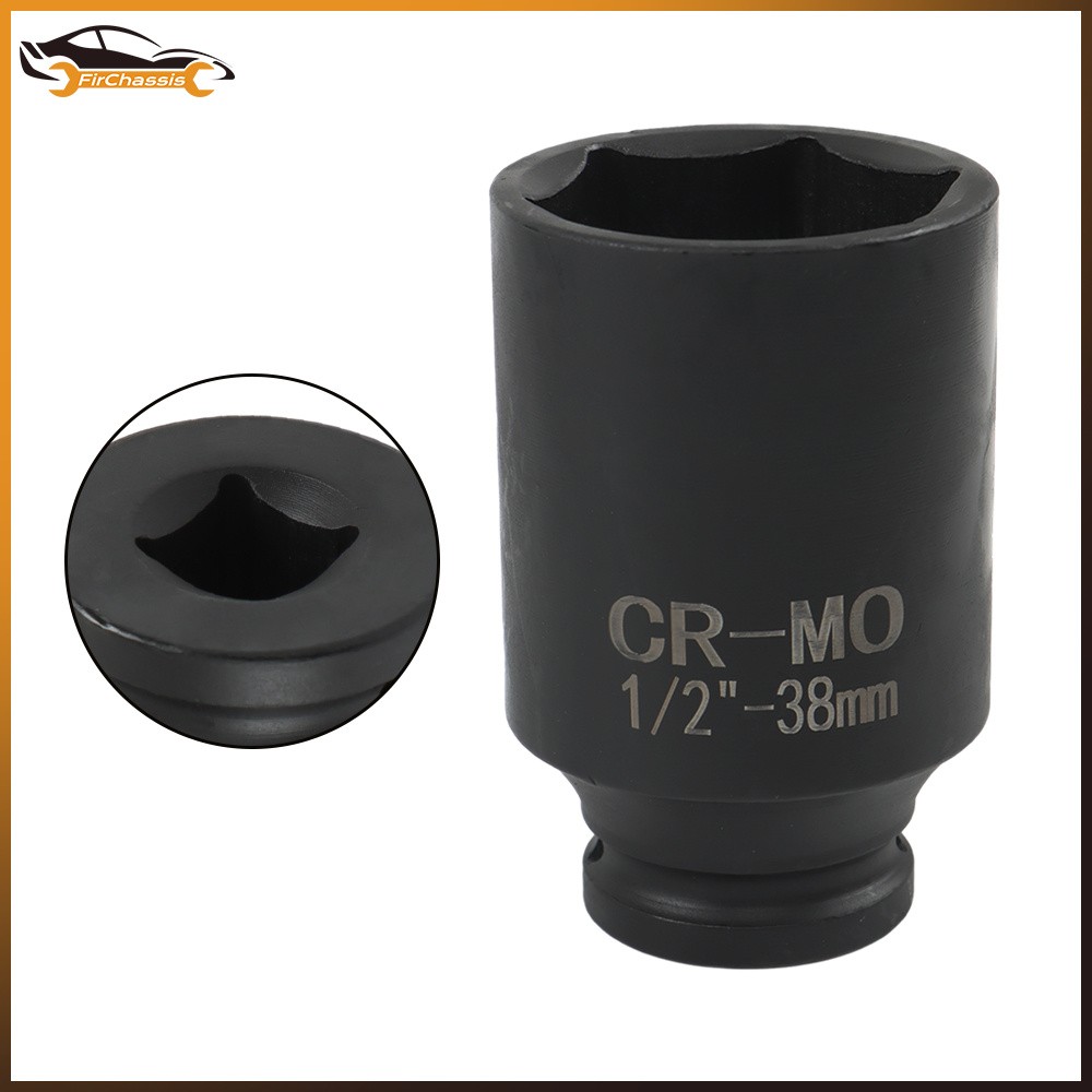 29mm-38mm 9Pcs Drive Metric Axle Hub Nut Socket Deep Impact Socket Set