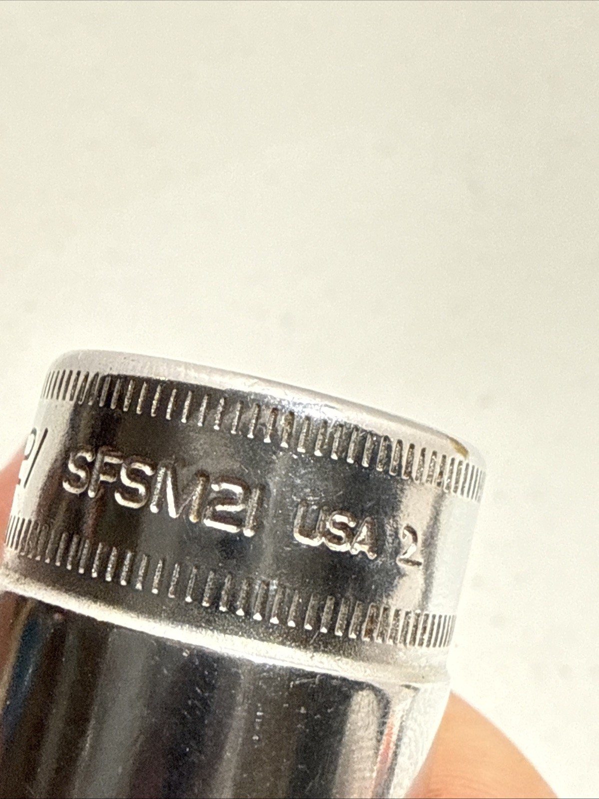 Snap on Tools SFSM21 21mm Metric Drive Deep Socket 3/8″ Drive 6 Point USA