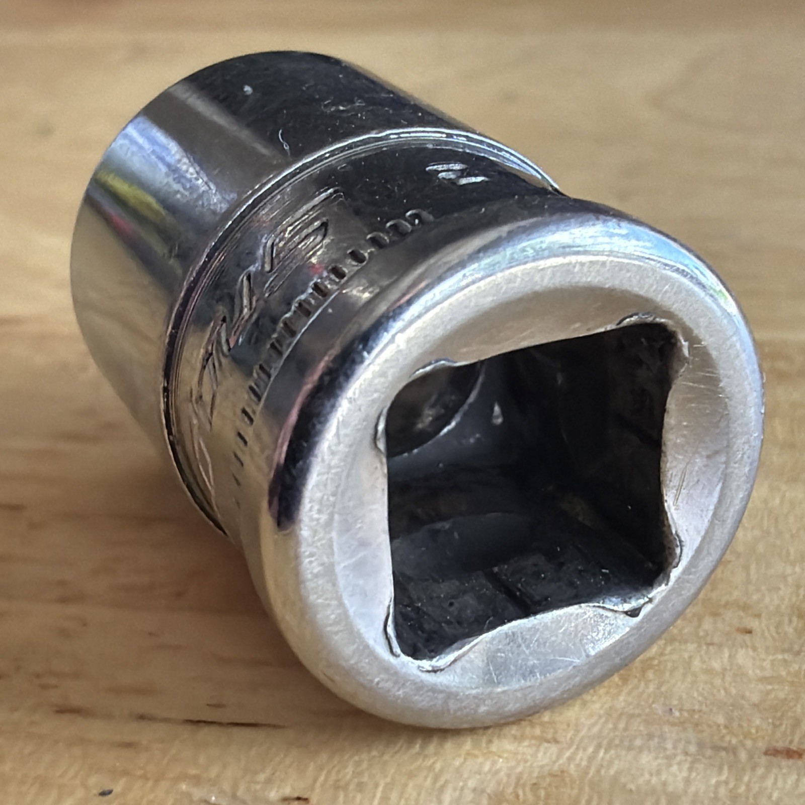 Snap On Tools 13mm Xtra Fdx Shallow Socket 3/8″ Drive 6 Point YFSM131 USA