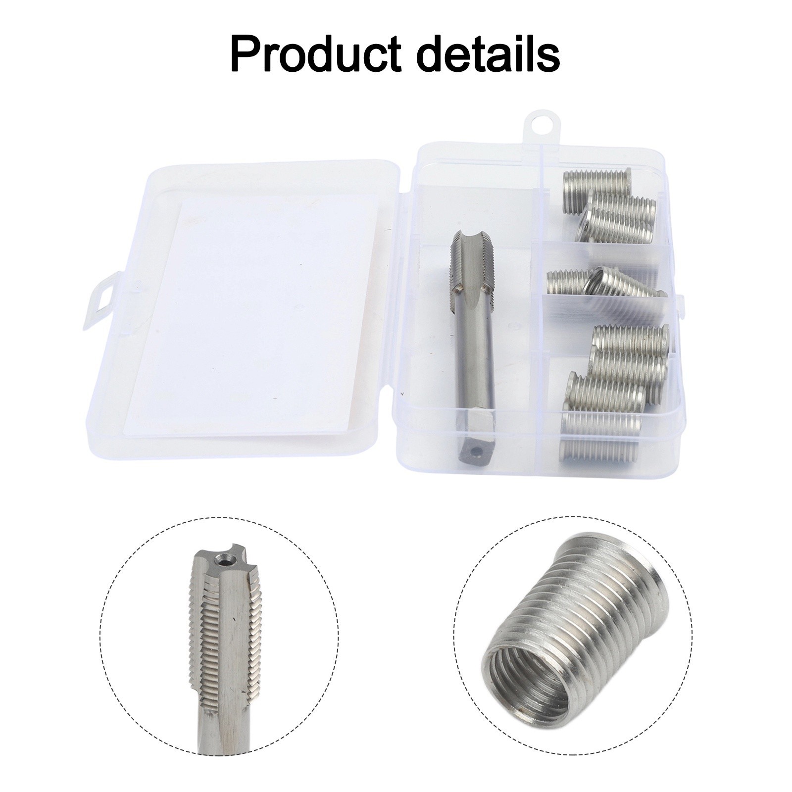 11pcs Thread Hole Repair Kit M10X1.25 Tap for Engine and Generator Spark Repair