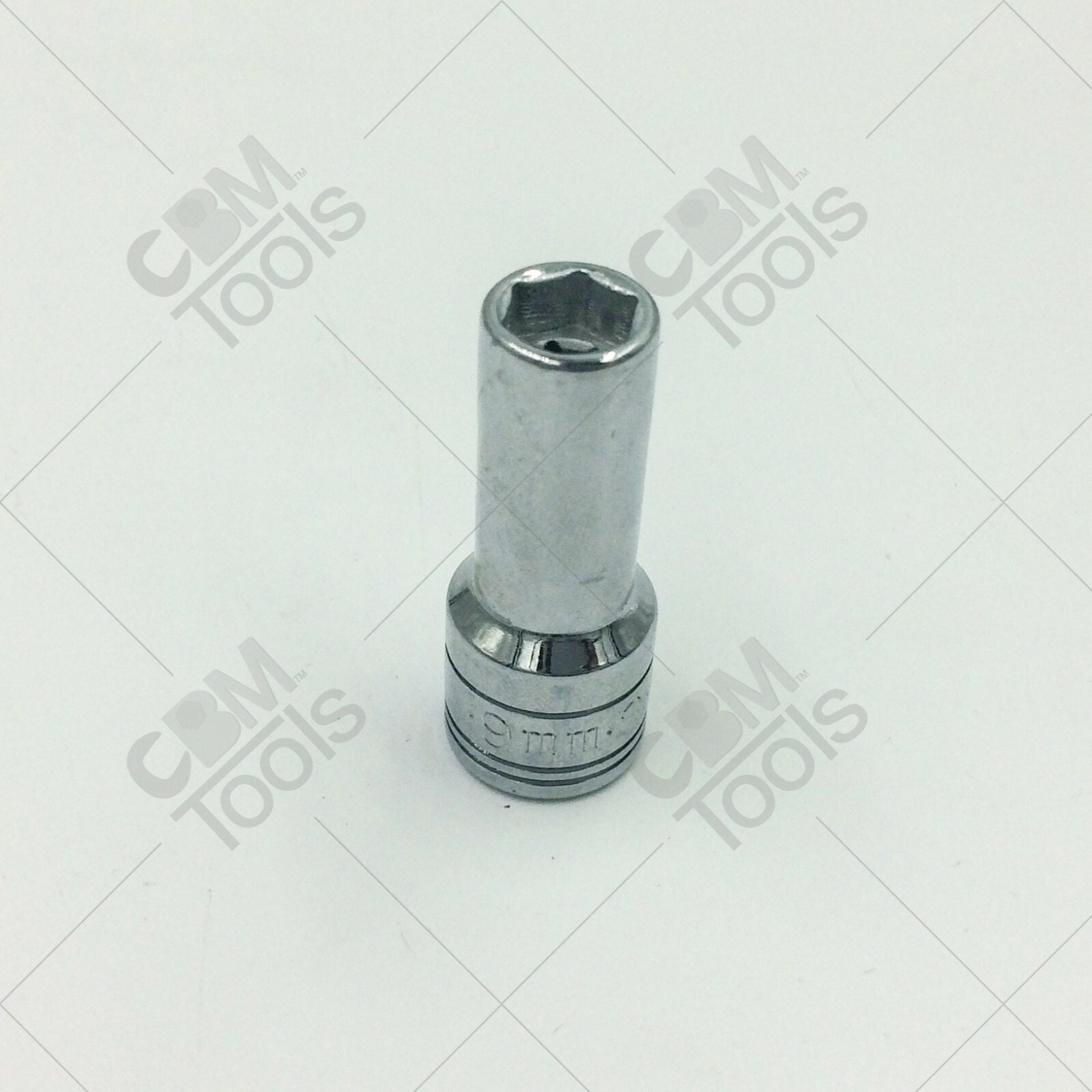 SK Hand Tools 8409 3/8″ Dr. 9mm 6pt Deep Metric Chrome Socket