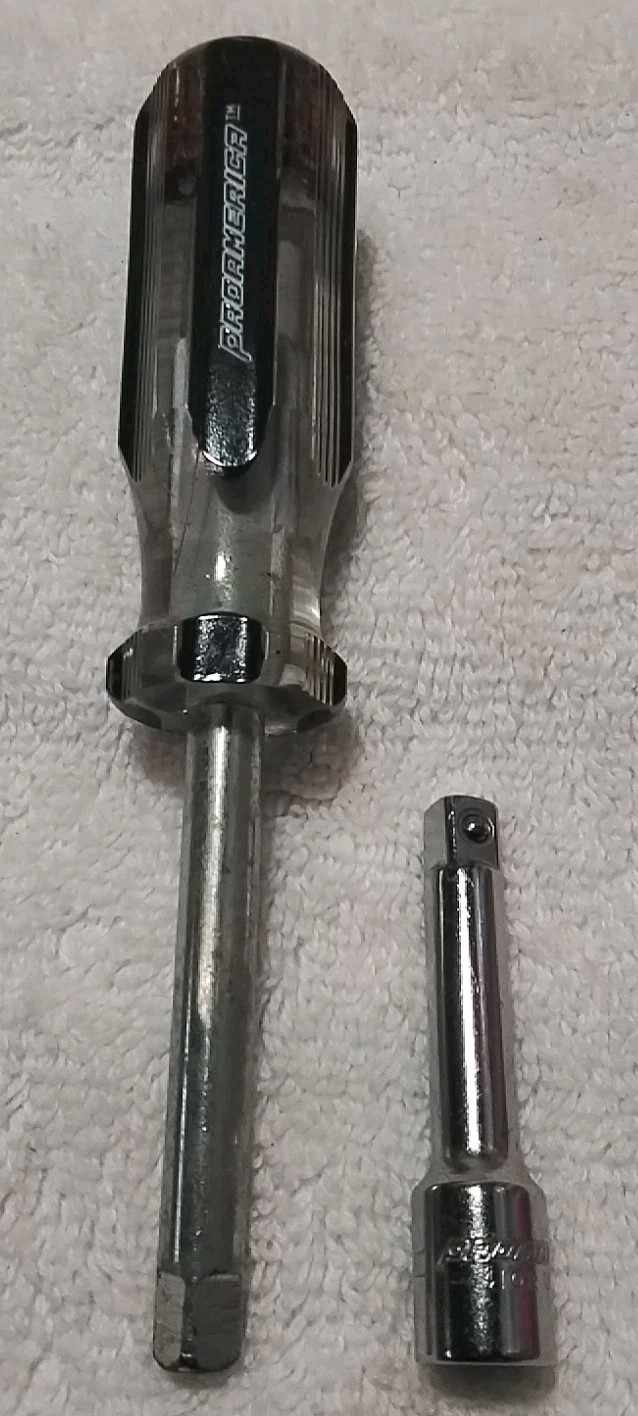 2pc PROAMERCIAN 1/4″4180 SPINNER & 1/4″ 4102 2″ EXTENSION USA 🇺🇸