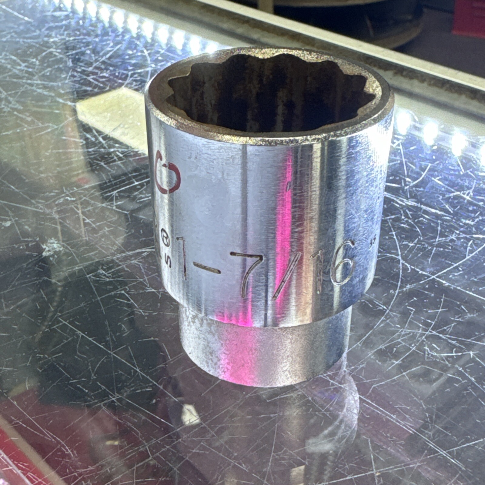 Proto Tools Professional Chrome Socket 5546 1-7/16” 3/4″ Drive 12 Point