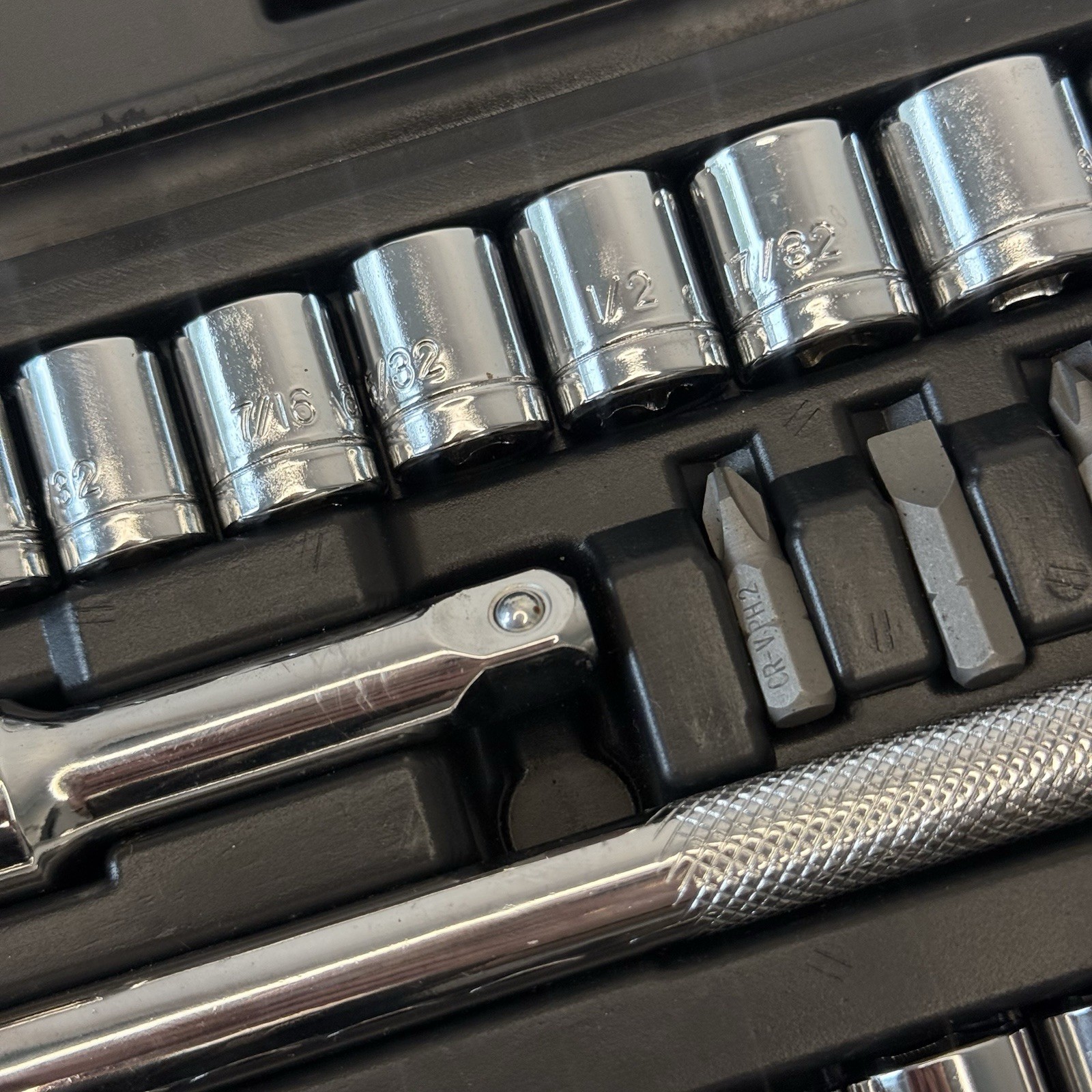 39Pc Socket & Ratchet Tool Set SAE Metric w/ Storage Case