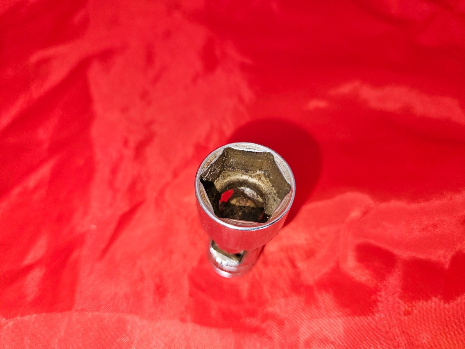 Snap-on FS24 3/8″ Drive 3/4″ 6 Point Shallow Universal Swivel Socket USA E3