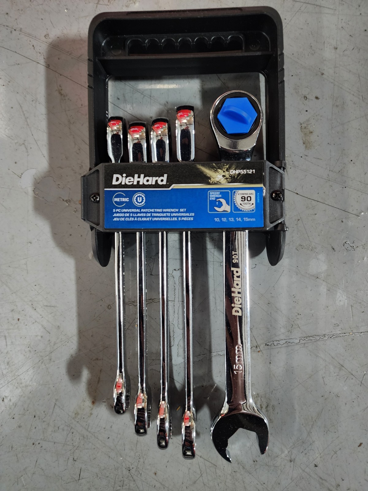 Diehard Ratcheting Wrench Set 90T