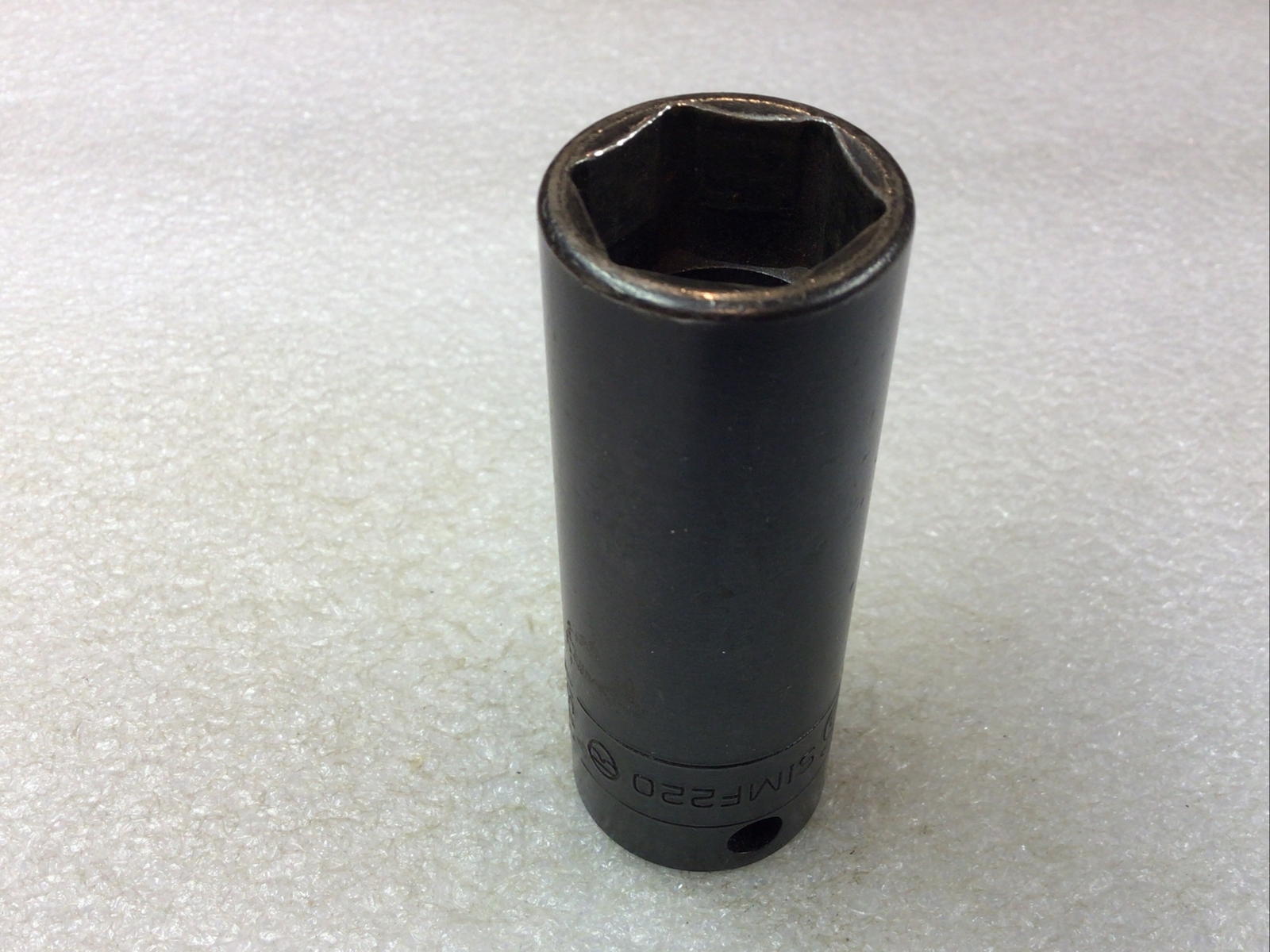 Snap On#SIMF220 – 11/16” , SAE, 6PT., 3/8” Dr., Deep, Impact Socket-USA-NICE-