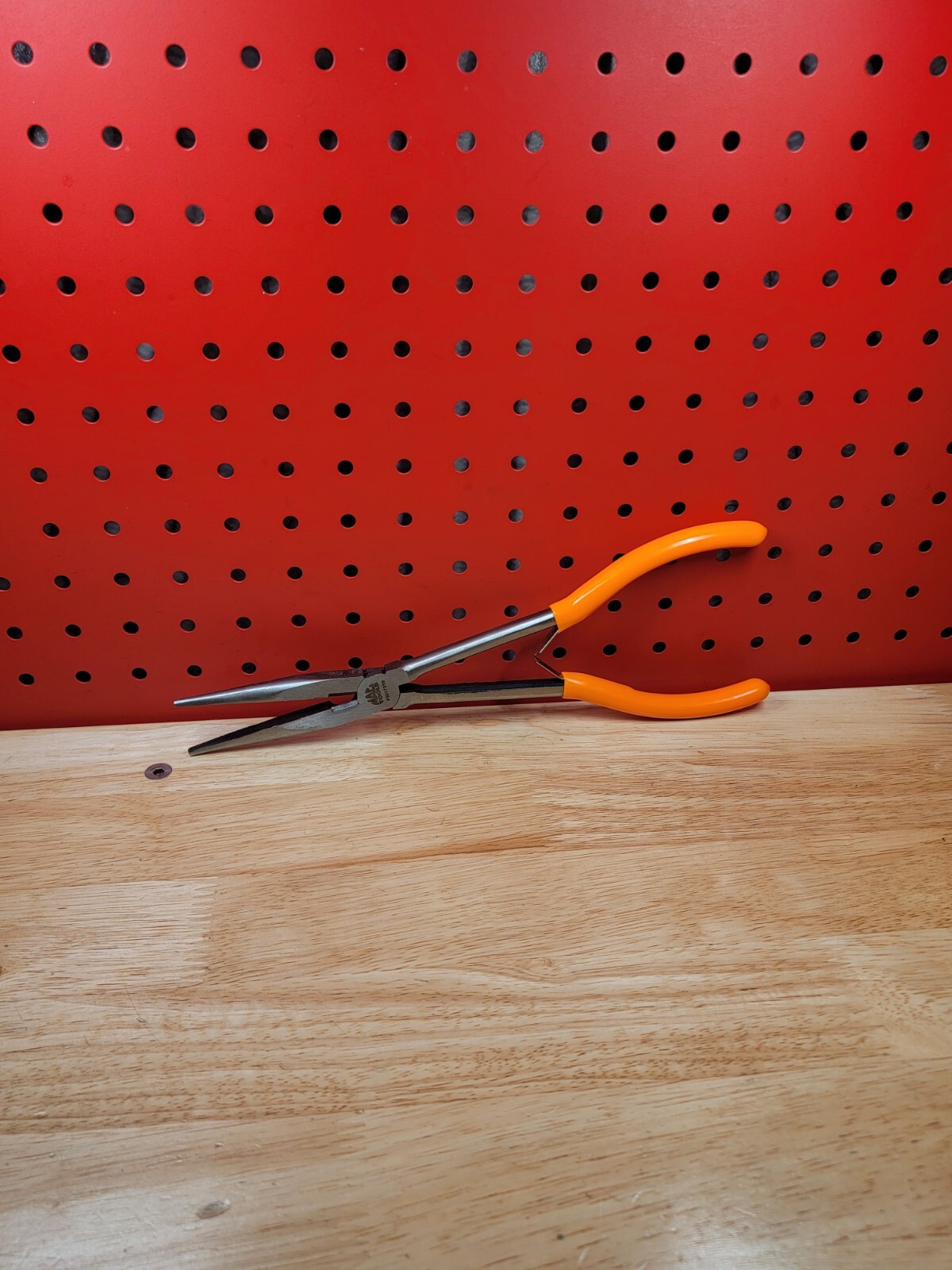Mac Tools NICE P301731 11” Long Spring Loaded ORANGE Handle Needle Nose Pliers
