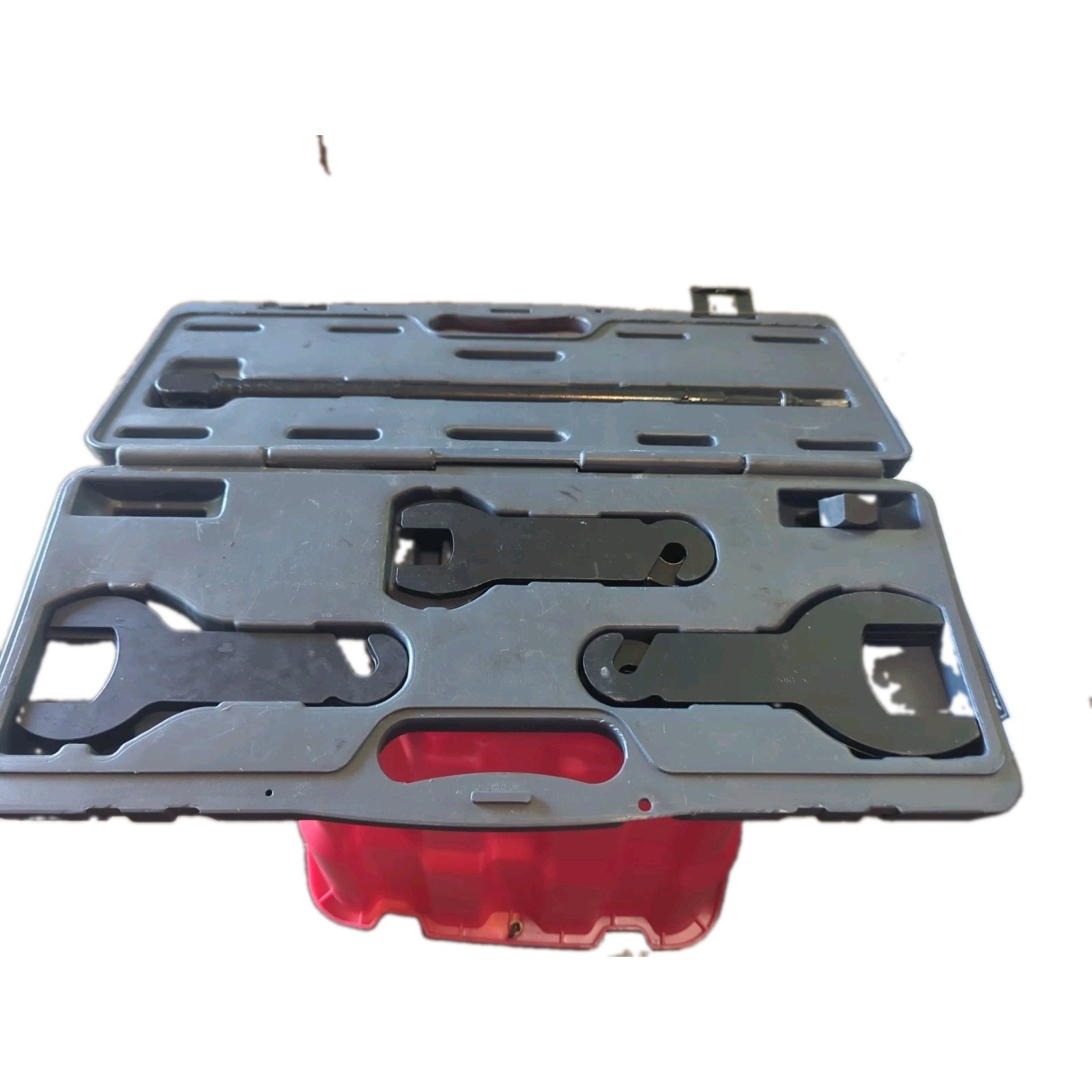 Lisle 43300 Pneumatic Fan Clutch Wrench Set/Removal Tool in Case Ford/GM/Others