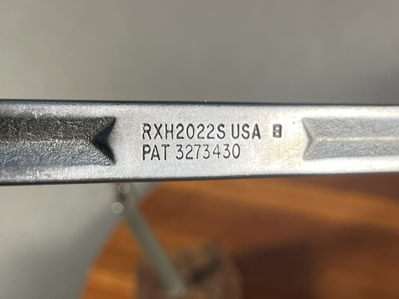 RXH2022S 5/8″ x 11/16″ Flare Nut Wrench, Offset, 8.6″ Long, 6 Point.