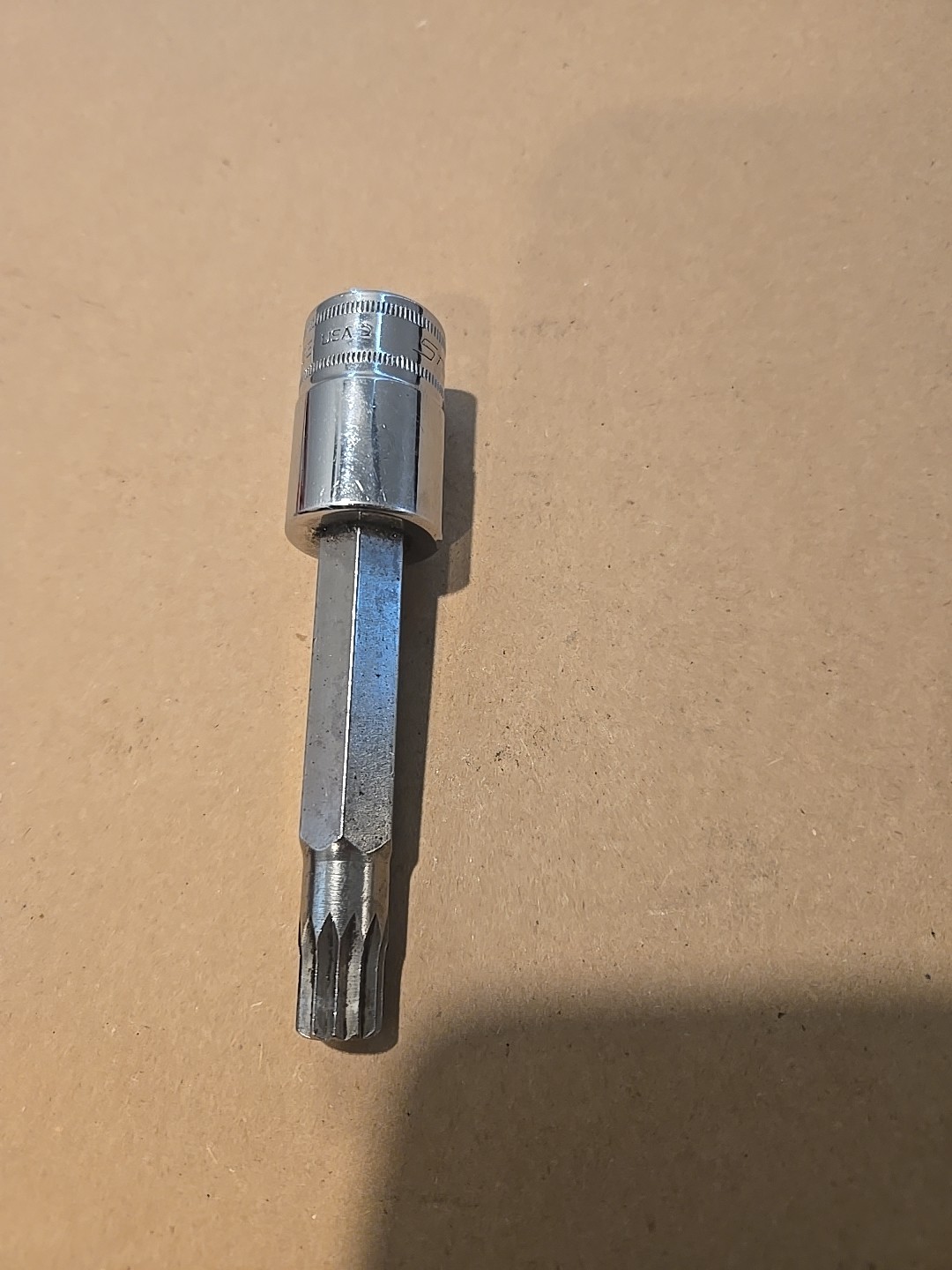 Snap On 1/2″ Drive 12MM Metric Triple Square Bit Driver Socket USA STSM12E