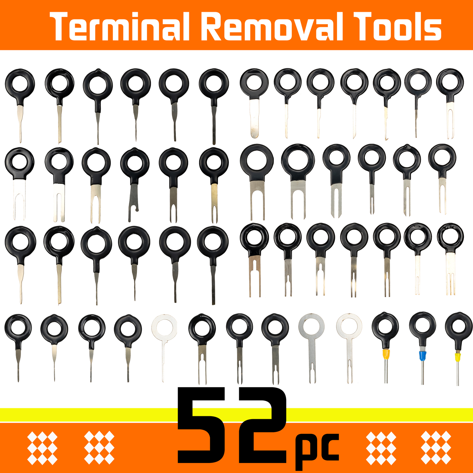 Car Terminal Removal Tool Electrical Wire Plug Connector Pin Extractor Kit A X52
