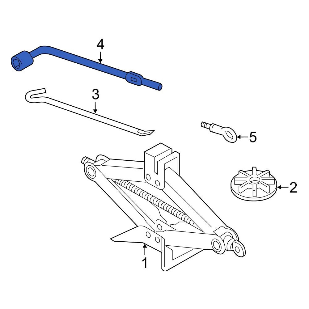 Mazda LD4769671 Wheel Lug Wrench