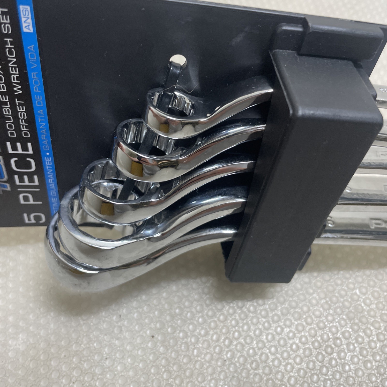 Power Torque 5pc Double Box & Offset Wrench Set 3/8″ to 16/16″ + SrewDriver