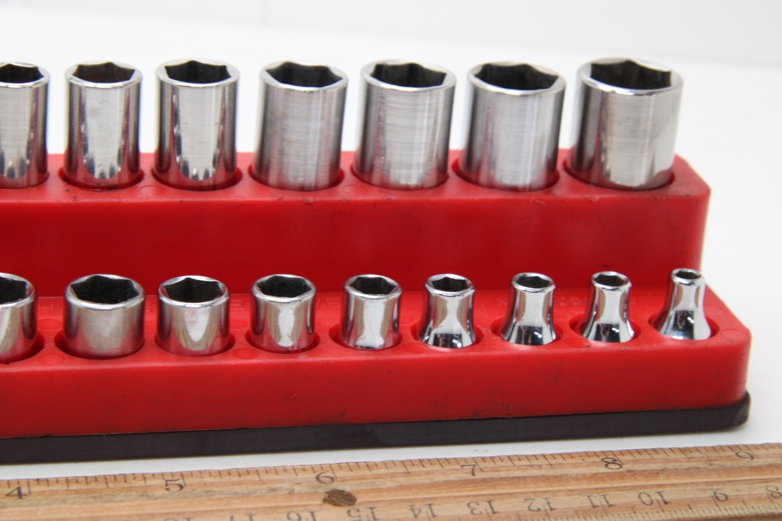 Snap On TMM & STMM 4-15mm 26 Piece 6 Point Shallow & Deep Chrome Socket Set USA