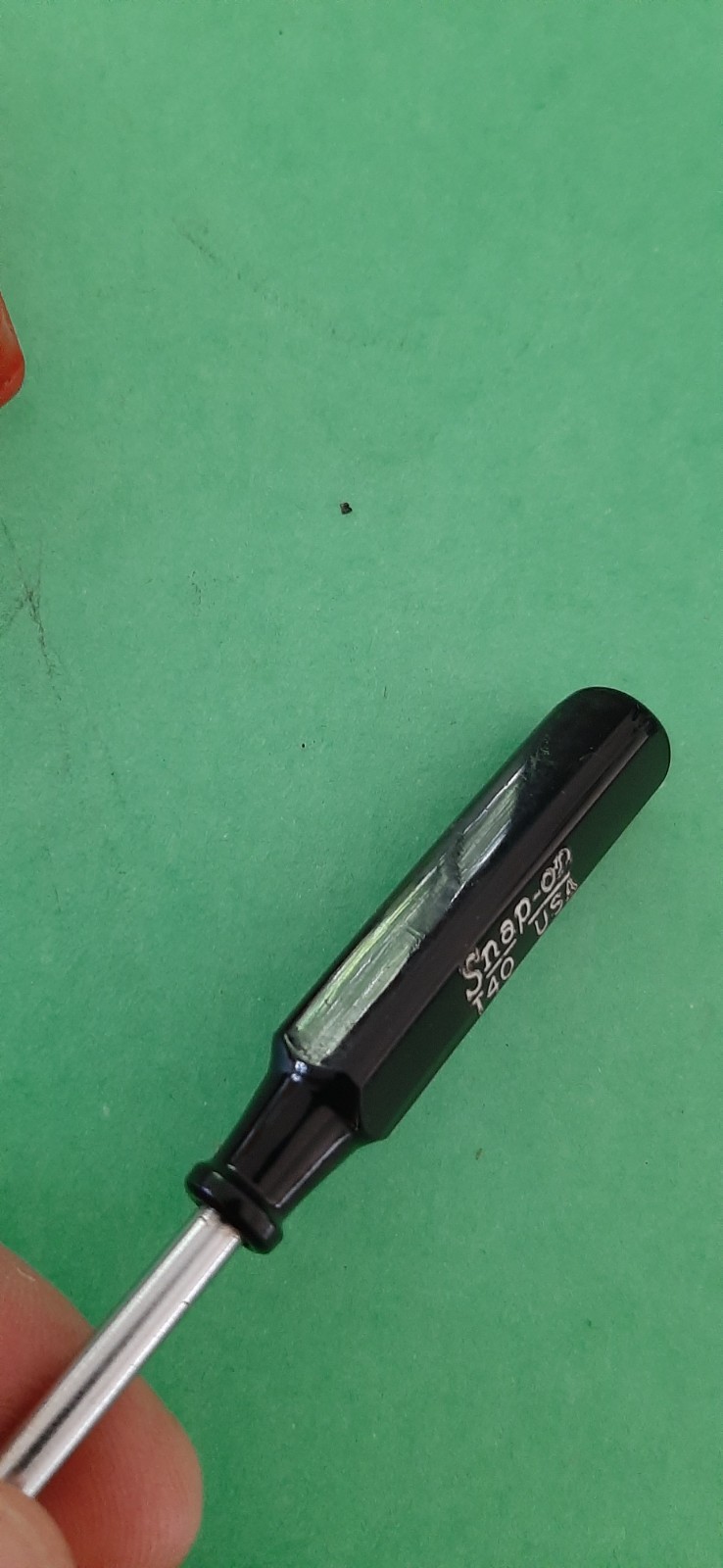Snap-on 1/8″ Drive Black Hard Handle Spinner Driver Socket Set 1605-T T40 T-40