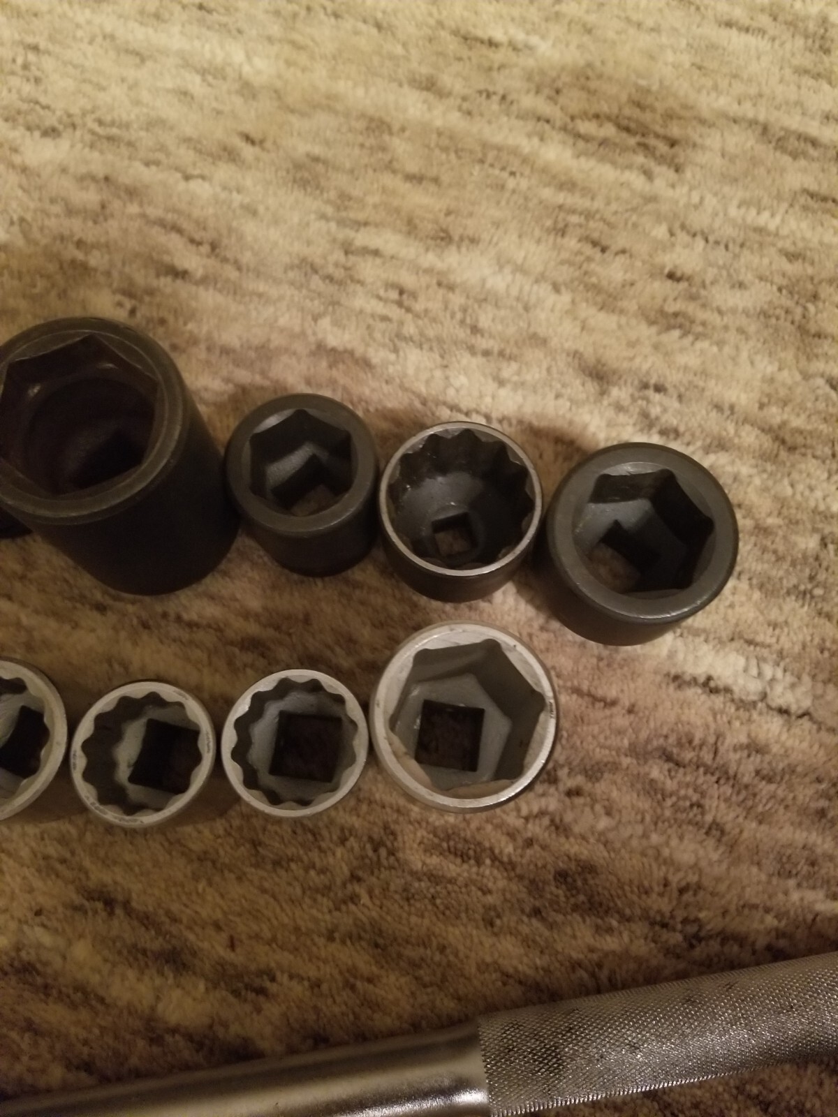 Proto 3/4″ Drive Sockets 12 pt. 6 pt. USA Made. 11 Piece. Ratched. Metric/SAE