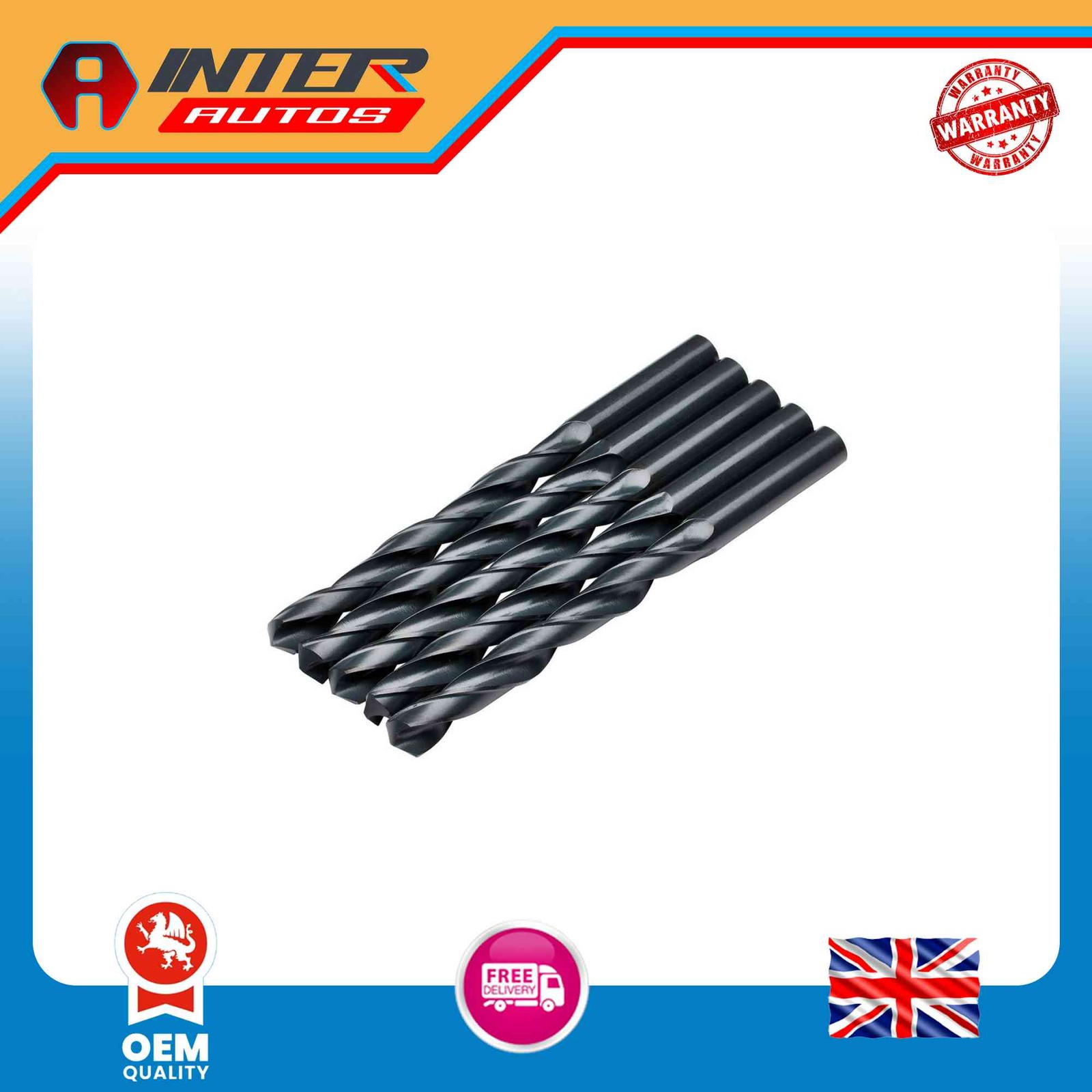Draper Expert HSS Drill Bit, 11.0 x 220mm (Pack of 5) 38819