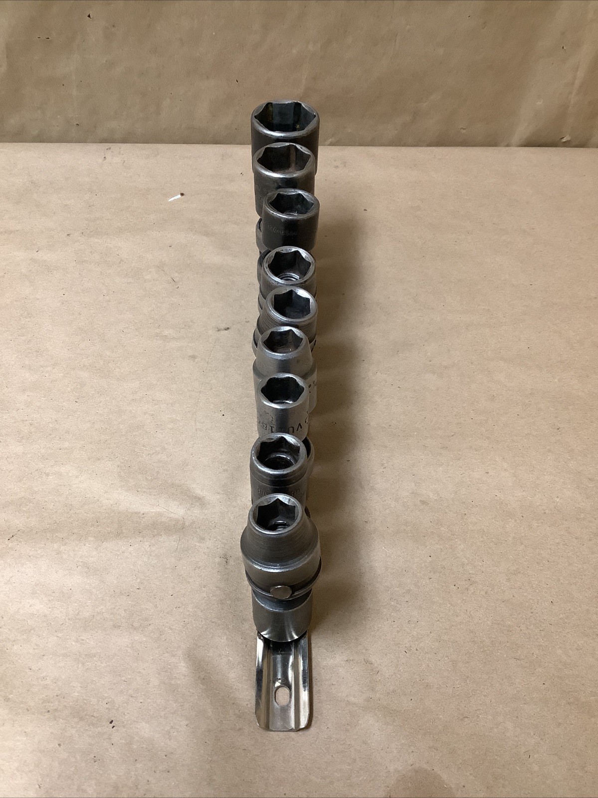 Misc 9pc 1/2”-1 1/8” 1/2” Drive SAE 6PT Shallow Impact Swivel Socket Set – Black