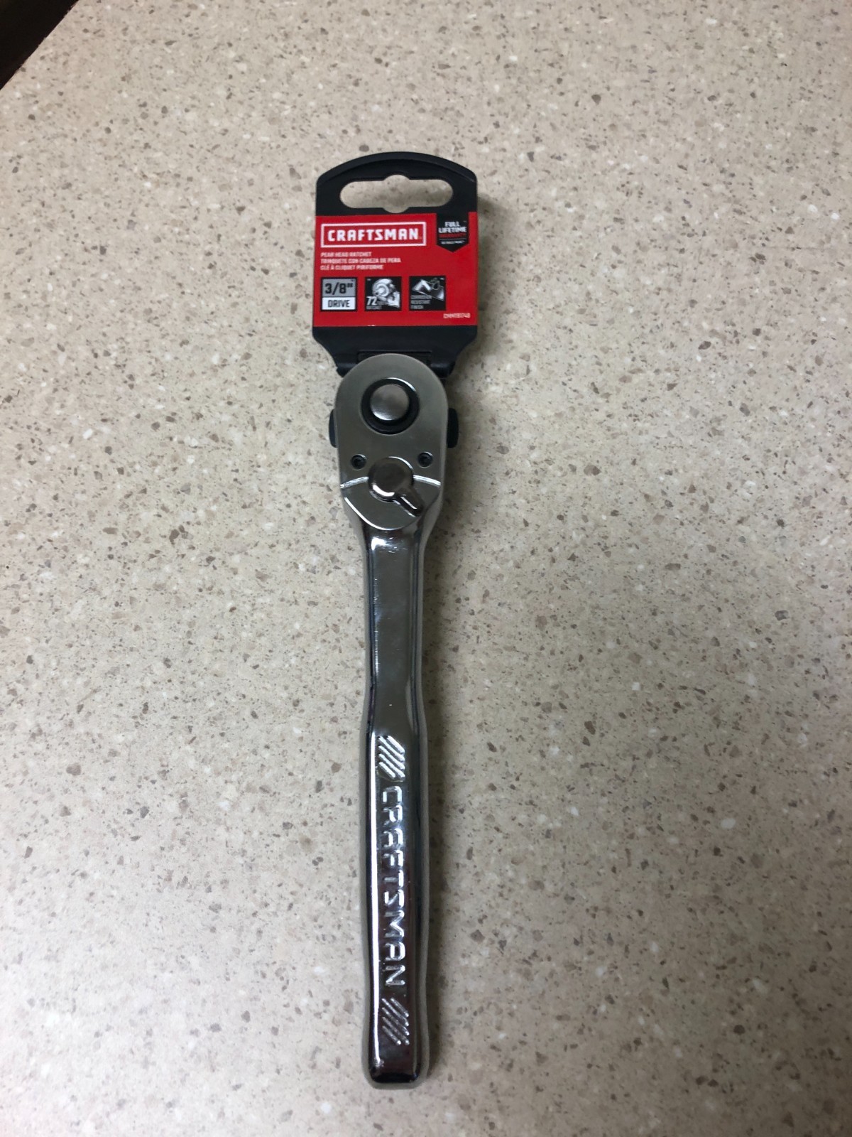 Craftsman 3/8 in. drive 72 Tooth Pear Head Ratchet