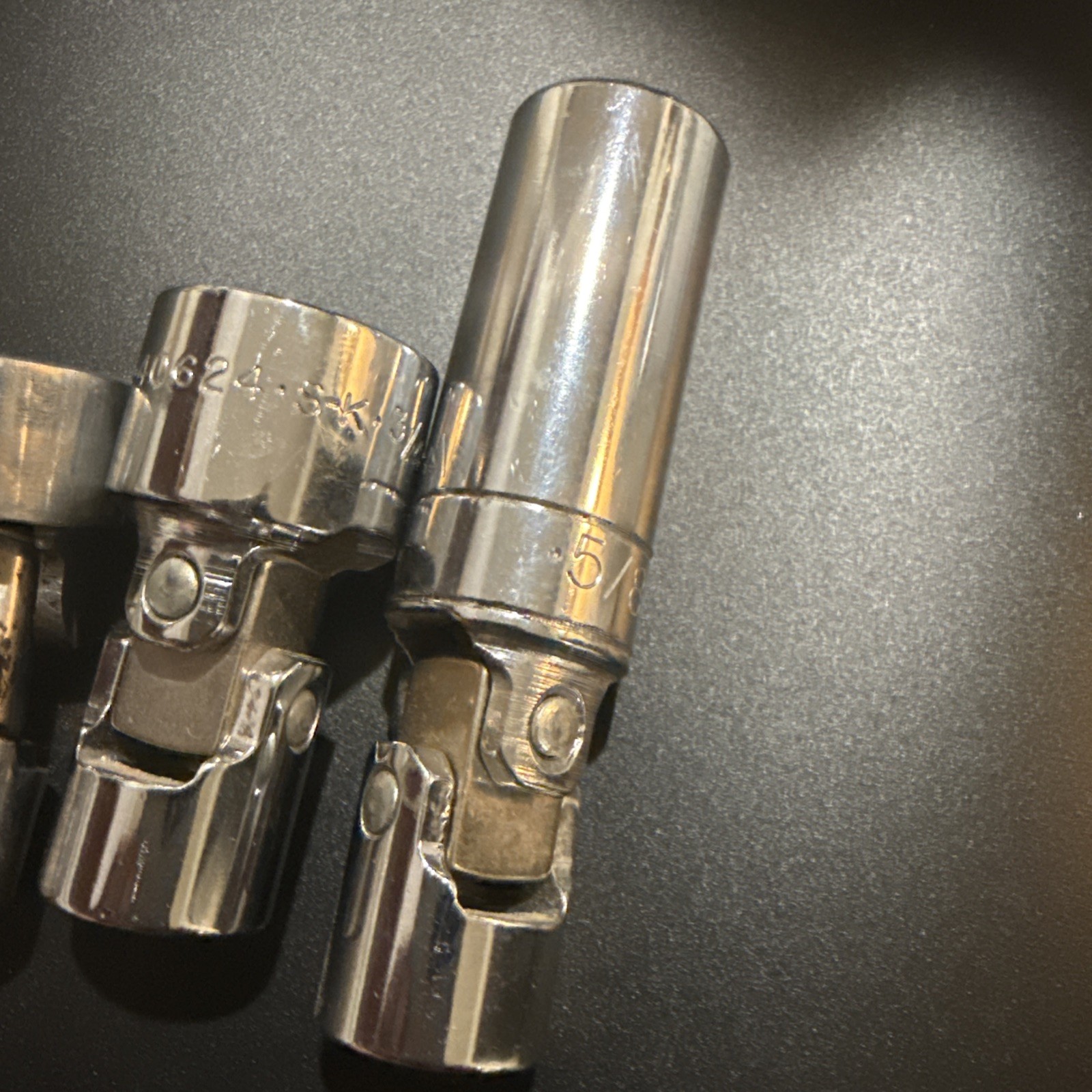 Lot of 12 SK 3/8″ 6 Pt. Swivel Socket 384,40616,40618,40620,40622,40624, 45190