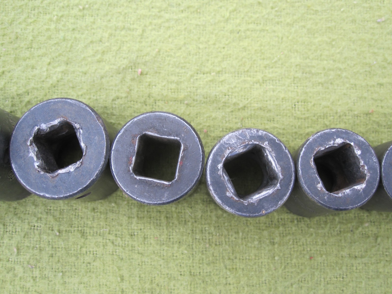 Snap-on 1/2″ Drive 11pc SAE Inch 6pt Deep Socket Set 3/8 to 1 in USA