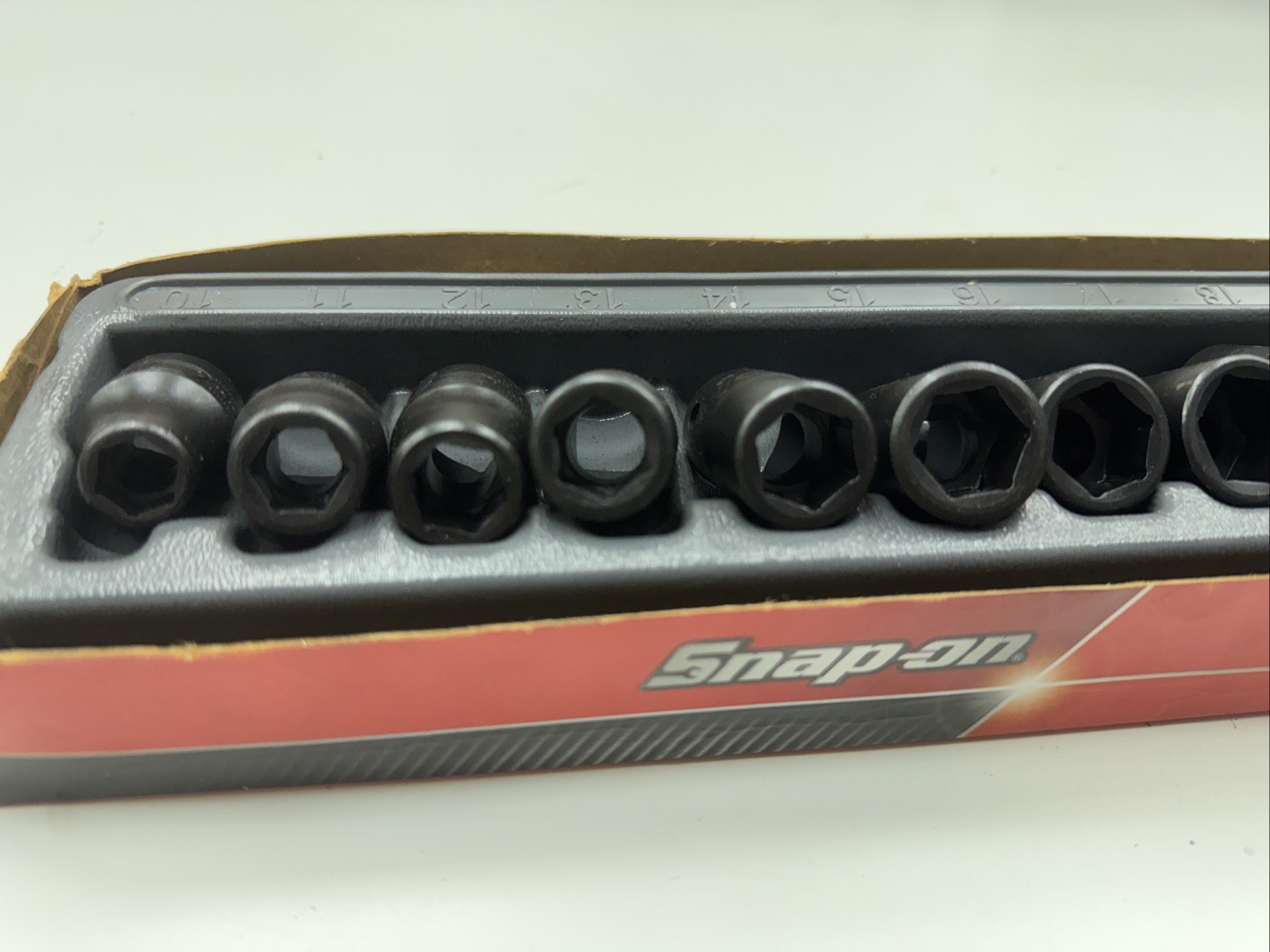 Snap-on 315IMMYA 1/2” Drive 15pc Metric Shallow Impact Socket Set 10-24mm Sealed