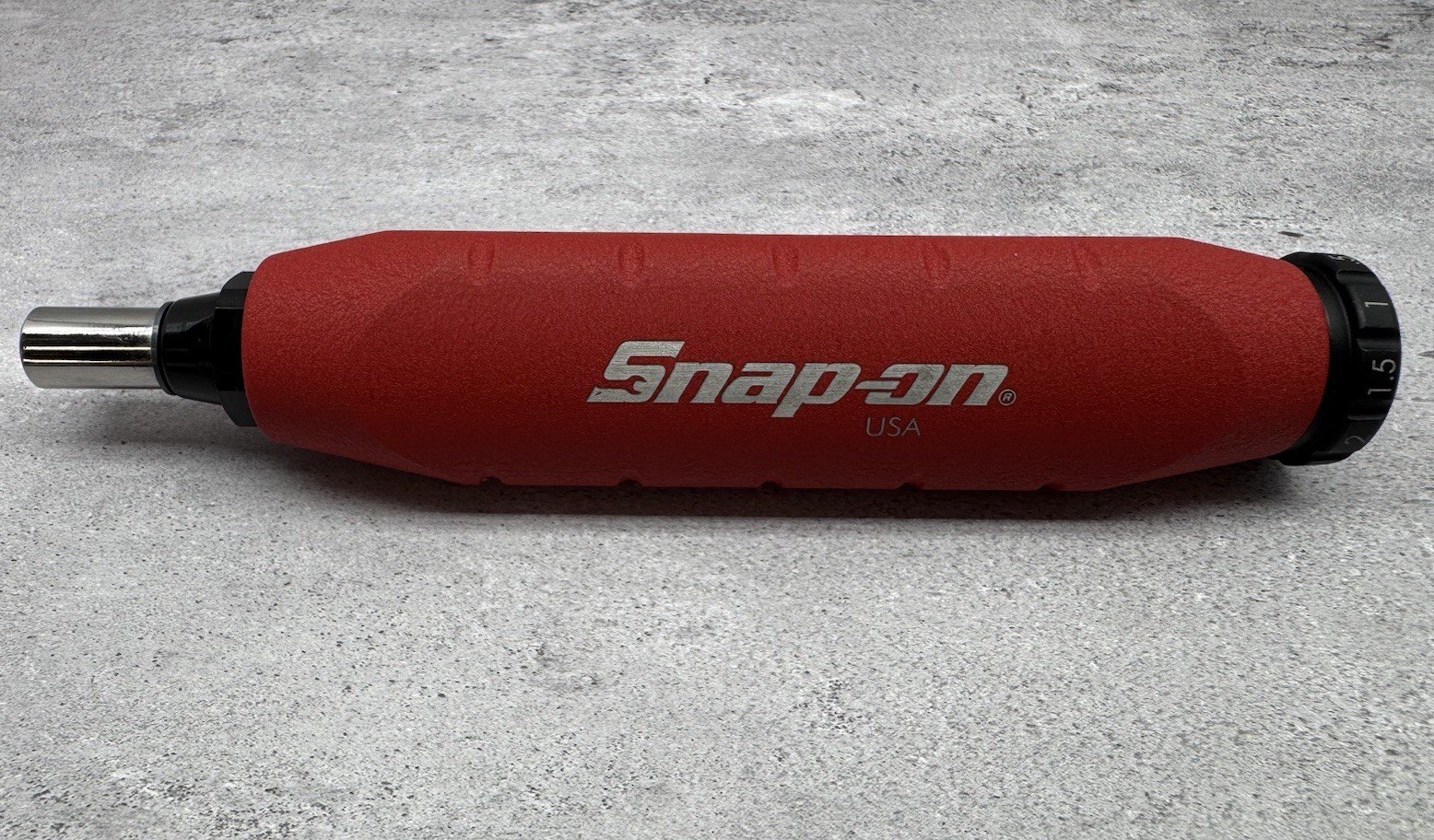 Snap-On 1/4″ Hex Preset Torque Screwdriver (1.5–15 in-lb) w/manual, QDRIVER4
