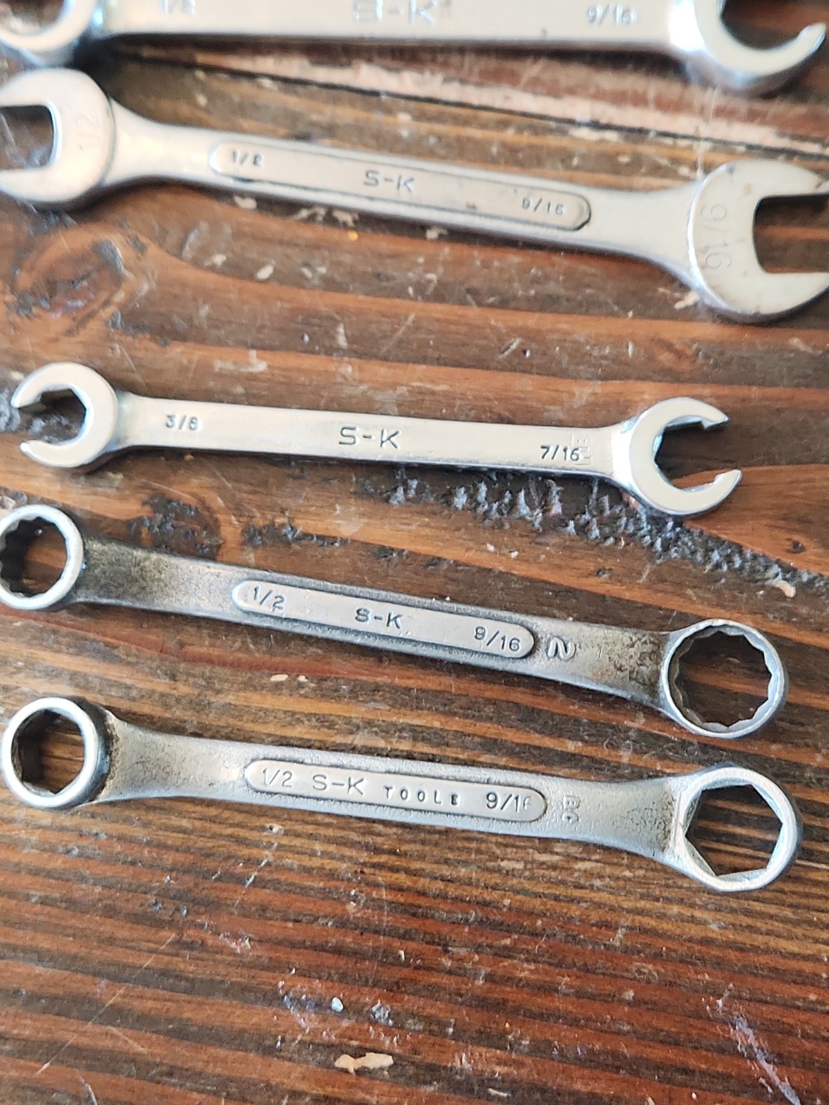 Lot Of 14 SK-Wayne Ratches And Wrenches. Mostly Sk
