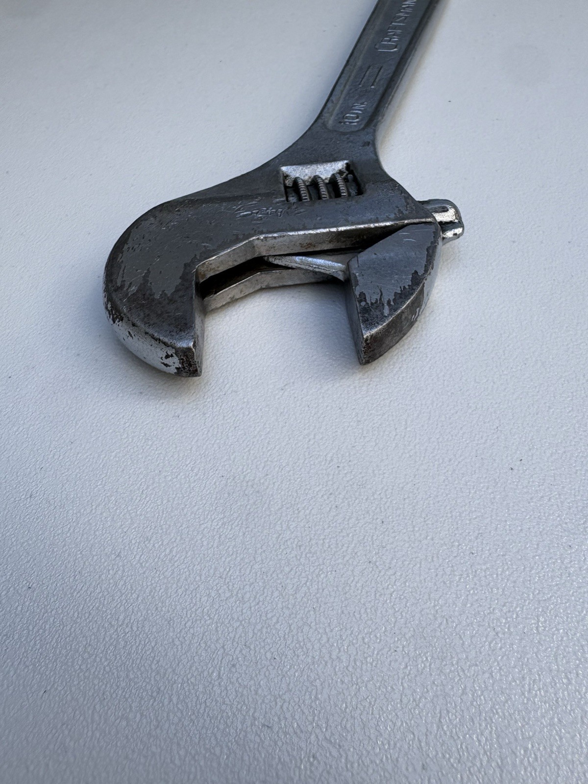 Vintage Craftsman 10″ Inch 250mm Adjustable Wrench Forged in USA – 44604