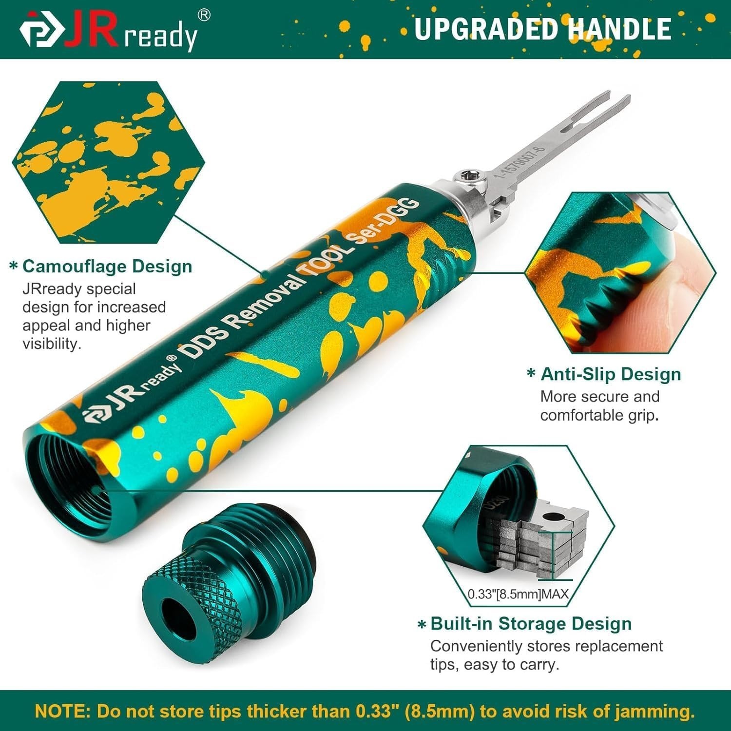 Versatile Dual-Head Terminal Extraction Tool Kit for Deutsch & Molex Connectors