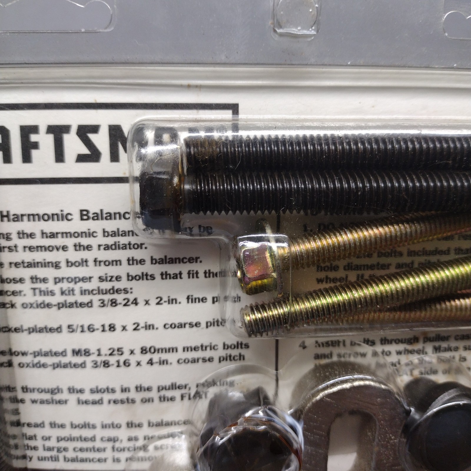 Craftsman No. 9 47626 Harmonic Balancer – Steering Wheel Puller – U.S.A. made