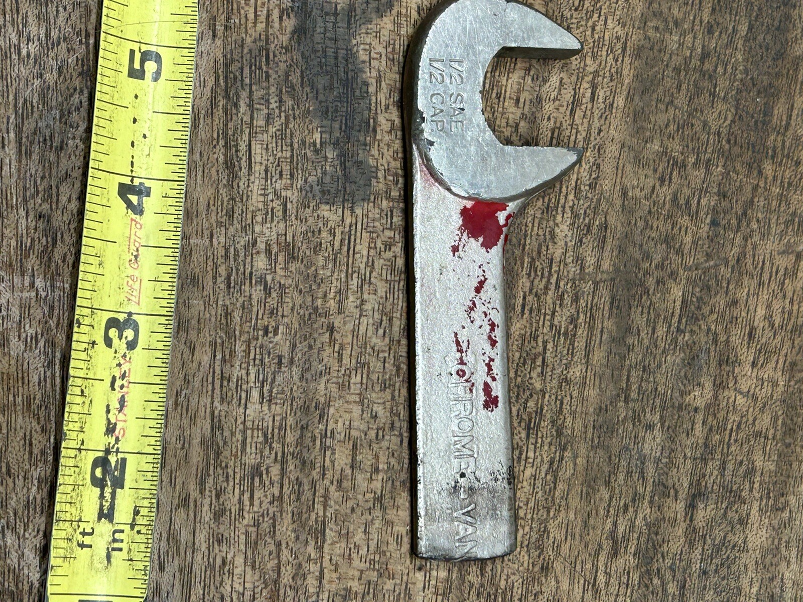 Vintage Handmade Specialty Wrench Made In USA ~ Rare