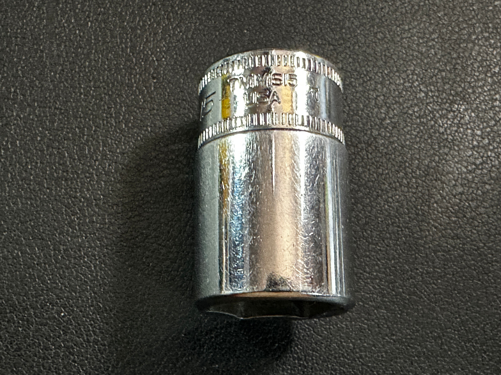SNAP ON TMMS15 1/4″ Drive 6-Pt Metric I5mm Flank Drive® Semi-Deep Socket USA