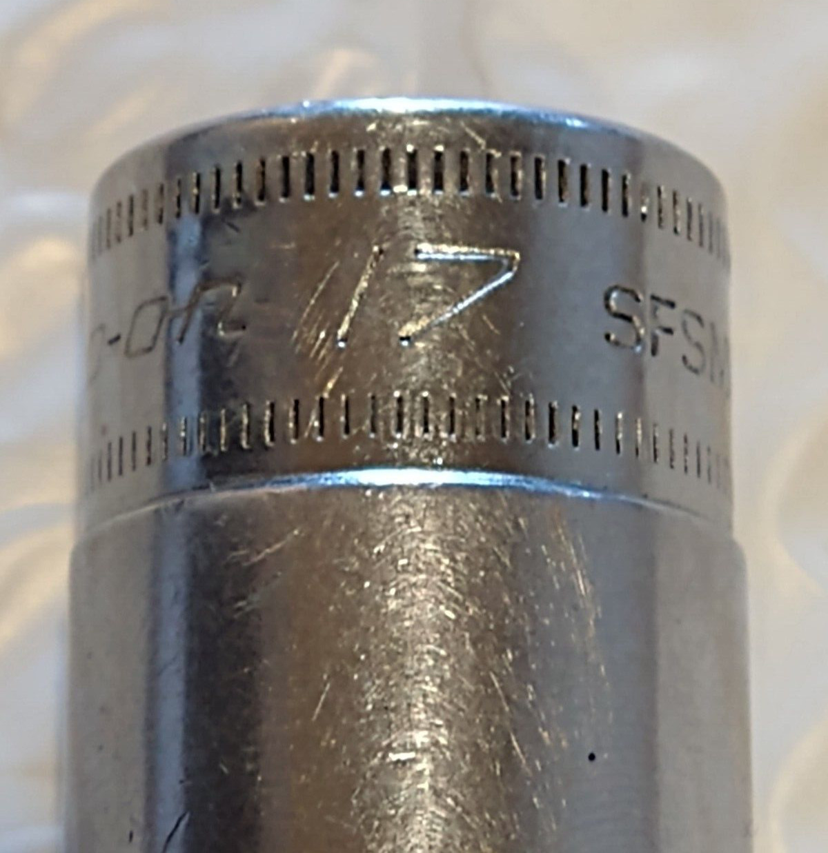SNAP ON SFSM17, 3/8″ DRIVE, 17MM. SOCKET, 2.5″ DEEP/HIGH, 6 POINT.