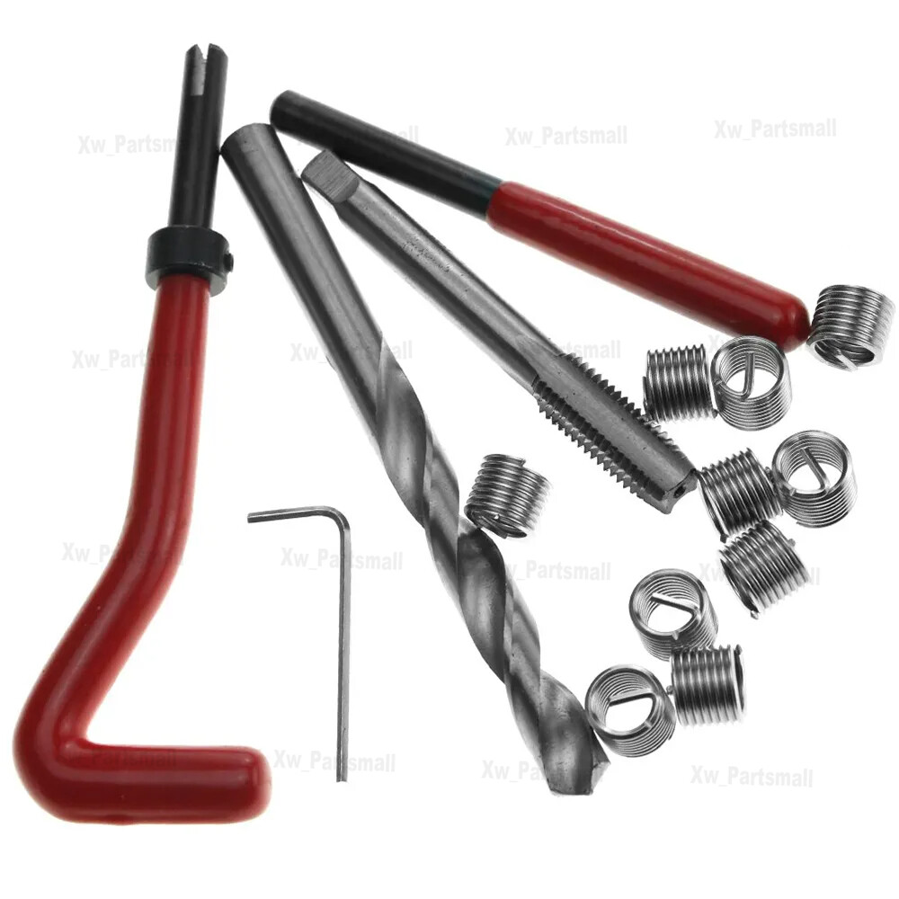 Car Metric Thread Repair Insert Kit Helicoil Car Pro Coil Tool M5/M6/M8/M10/M12