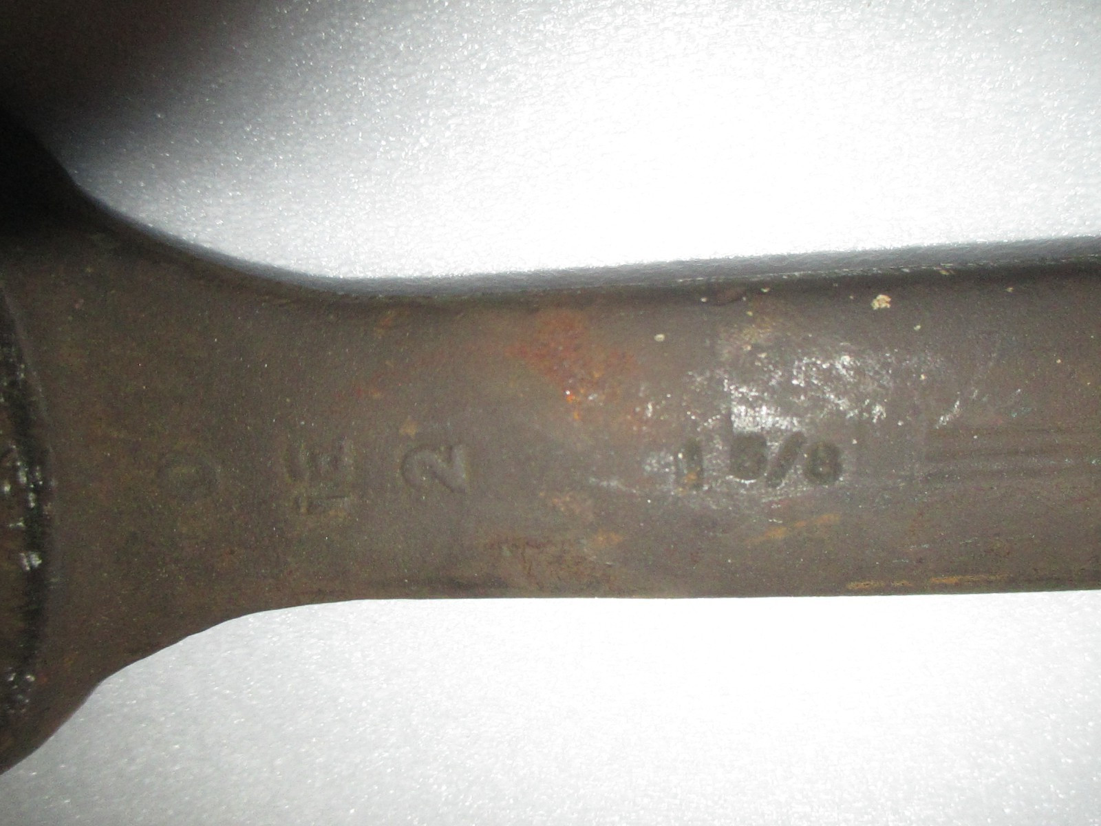 Vintage Williams 1-5/8” Open end railroad Machinist Wrench Made in USA C86
