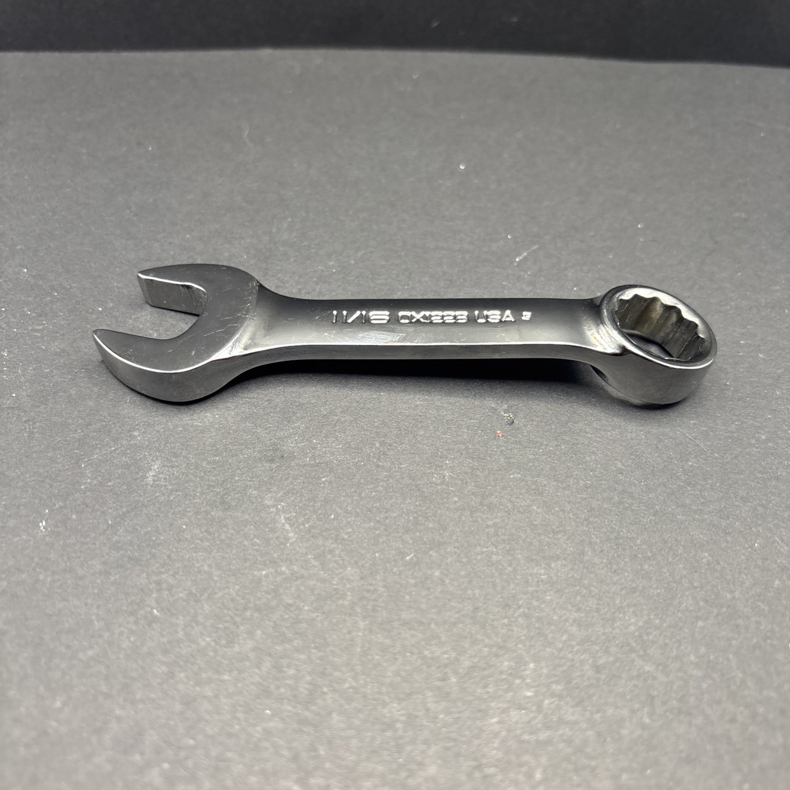 Snap-on OX122B 11/16” 12 Pt Stubby Combination Chrome Wrench 11/16in. Snap On