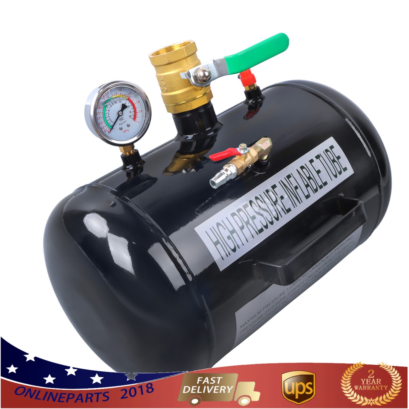 145PSI Air Tire Bead Seater Blaster Tool Seating Inflator Truck Car 5 Gallon