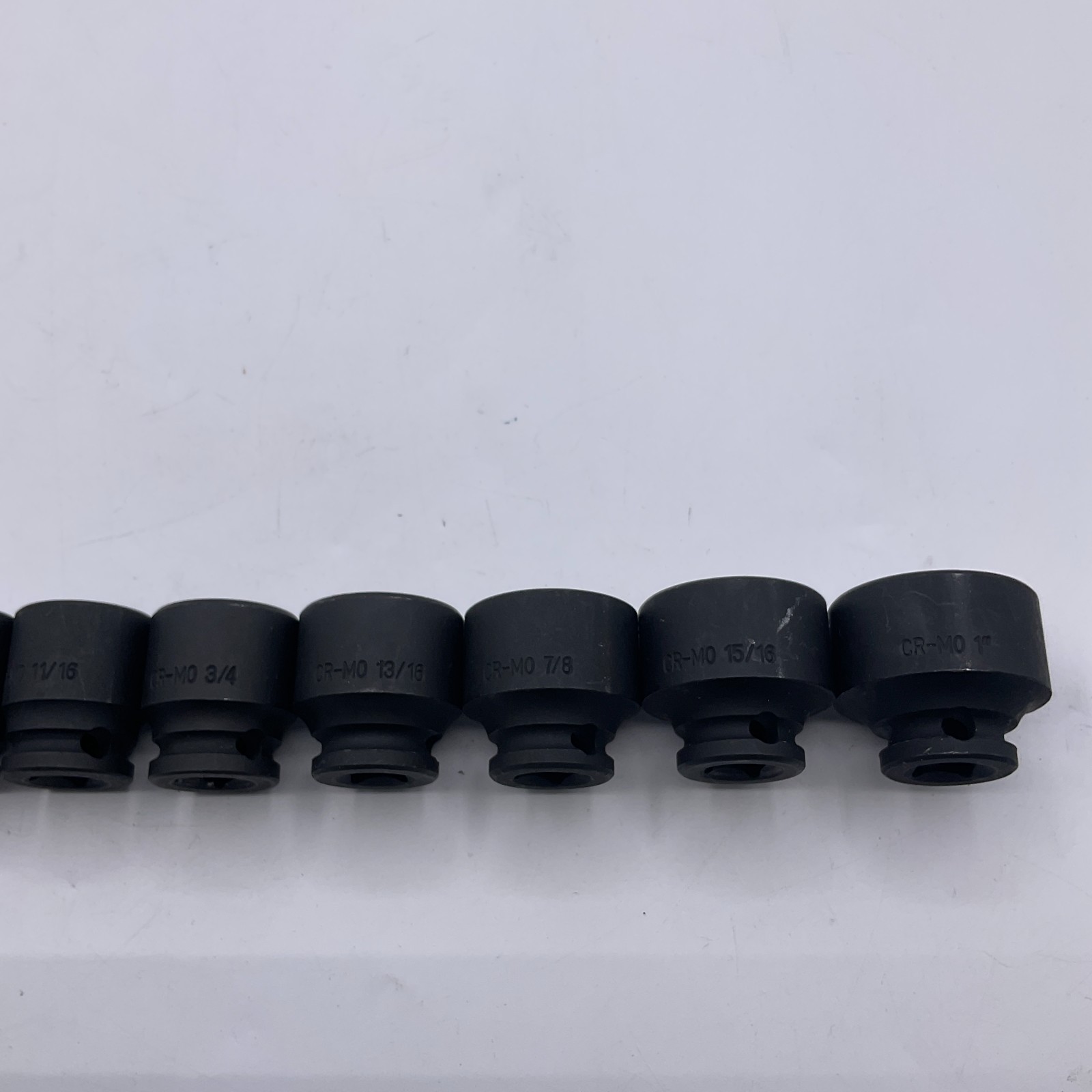 Expert Mac Tools 12-PC. 3/8″ Drive SAE Stubby Impact Socket Set 6PT