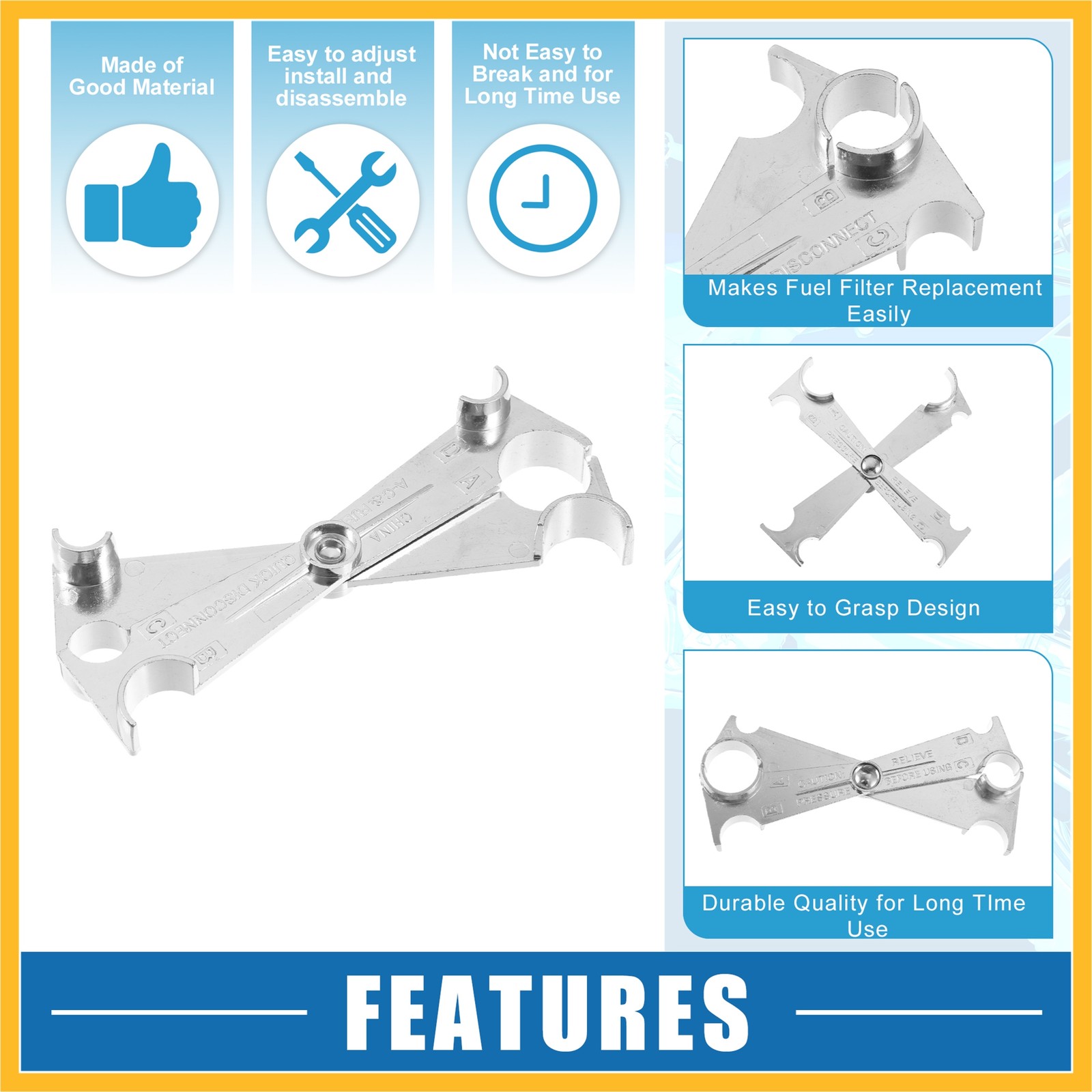 Fuel Line Disconnect Tool Kit 3/4″ 5/8″ 1/2″ for GM for ford (Pack of 2)