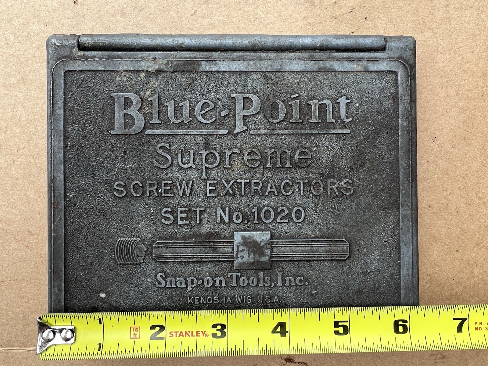 🇺🇸Vintage Blue-Point Supreme Snap-on Screw Extractor Set No.1020 INCOMPLETE