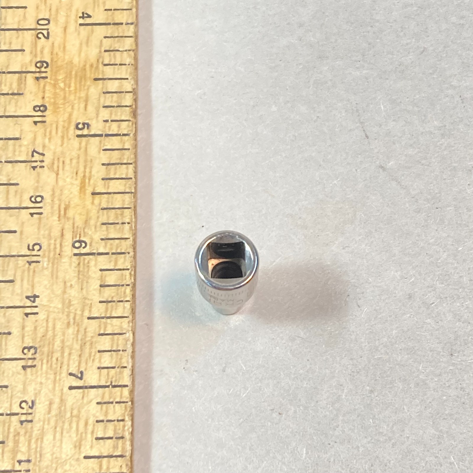 Craftsman 4 mm Socket Metric 1/4″ Drive 6 Point -G- #43505 USA