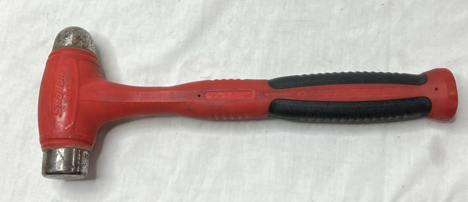 Snap-on HBBD24 24 oz Dead Blow Ball Peen Hammer 13” USA Mechanics Tool