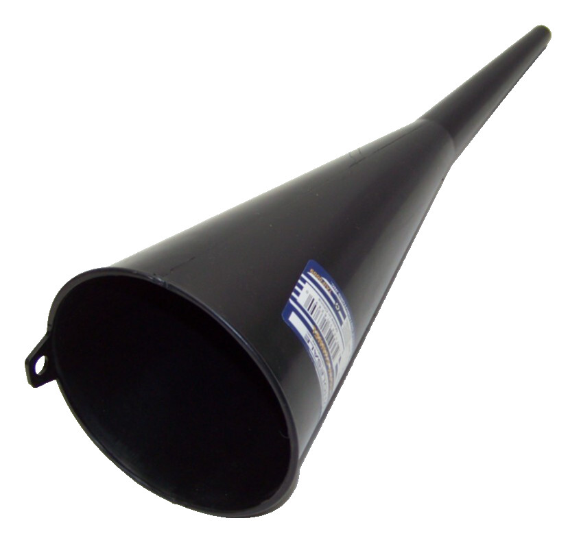18″ Long Neck Funnel Transmission and Motor Oil Water Filler 5″ Dia. Mouth New